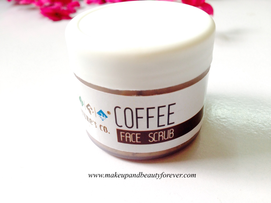 The Natures Co Caffee Face Scrub in Fab Bag October 2014 Diwali edition