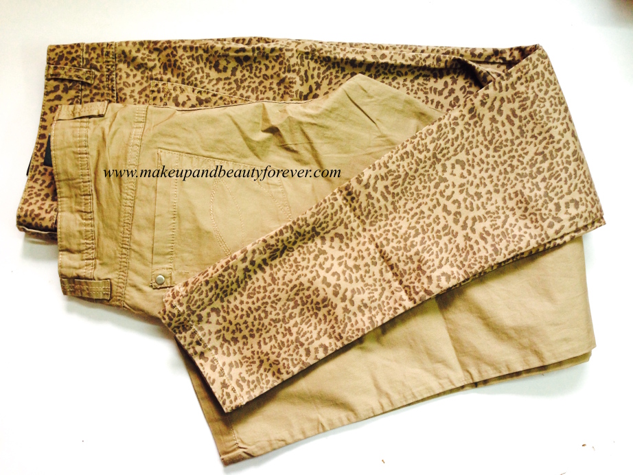 Leopard print jeans MBF