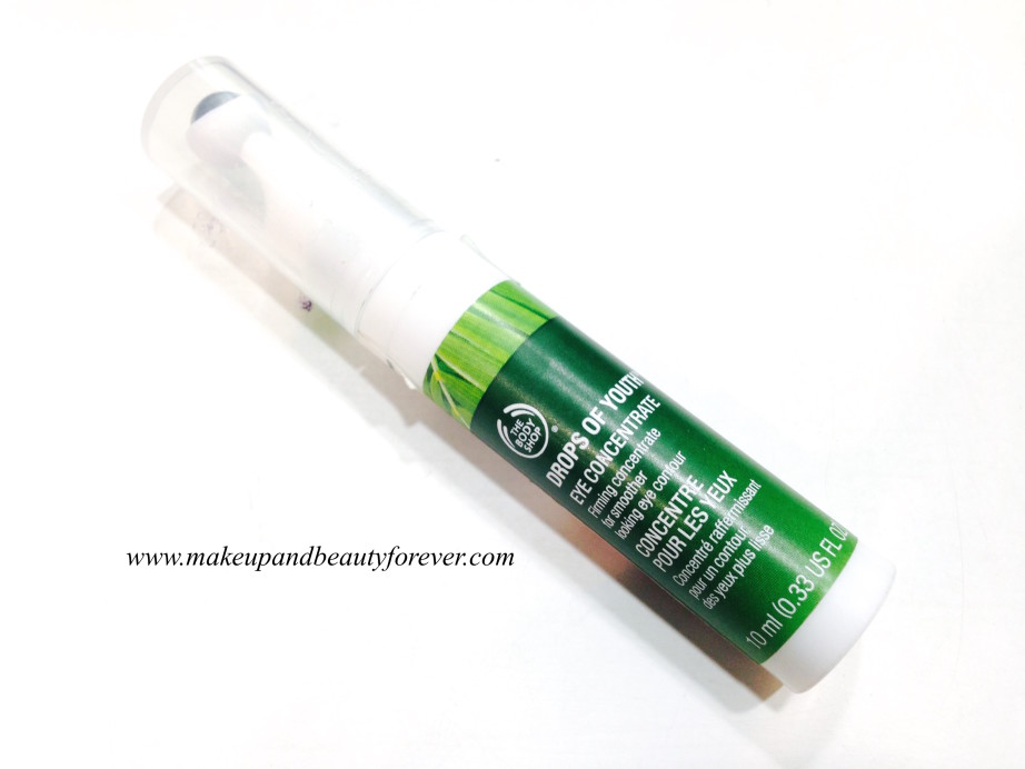 The Body Shop Drops Of Youth Eye Concentrate Review