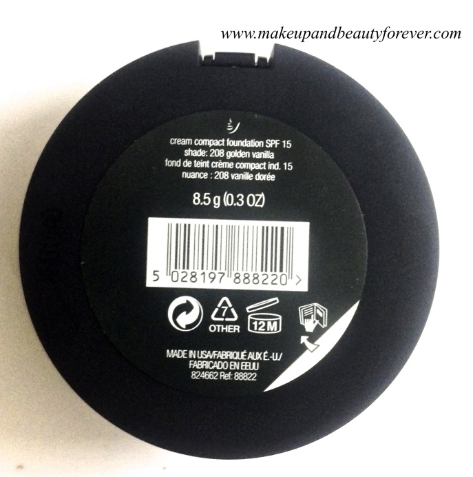 The Body Shop Extra Virgin Minerals Cream Compact Foundation with SPF 15 Review 2