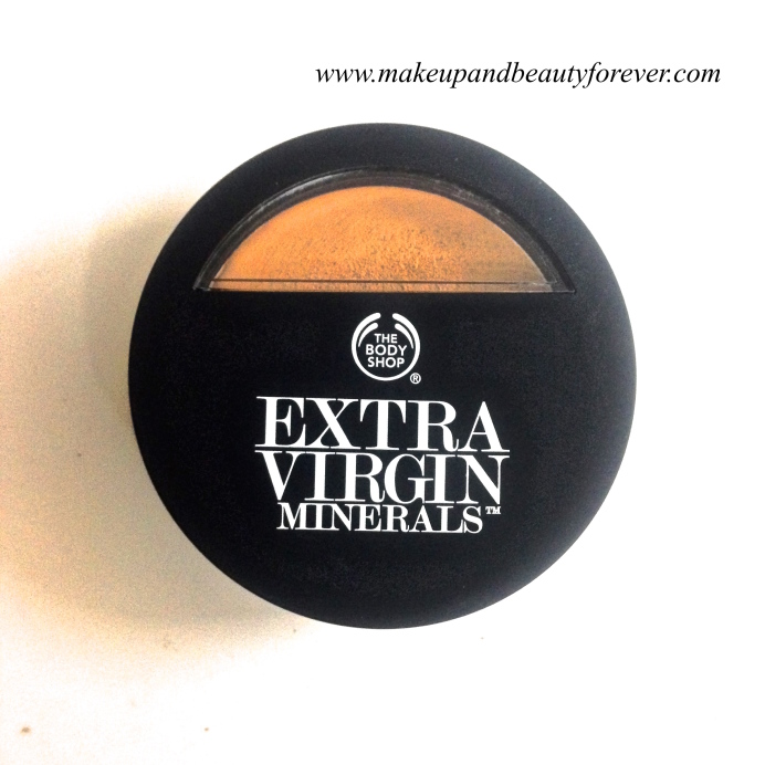 The Body Shop Extra Virgin Minerals Cream Compact Foundation with SPF 15 Review MBF