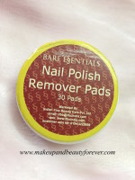 Bare Essentials Nail Polish Remover Pads Review