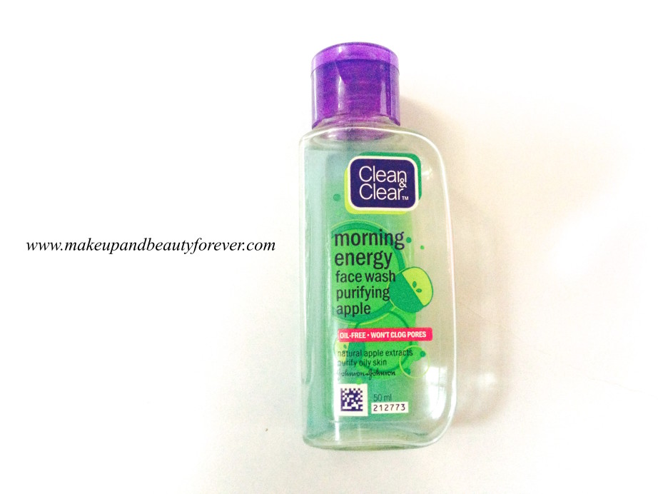 Clean and Clear Morning Energy Face Wash Purifying Apple Review 2