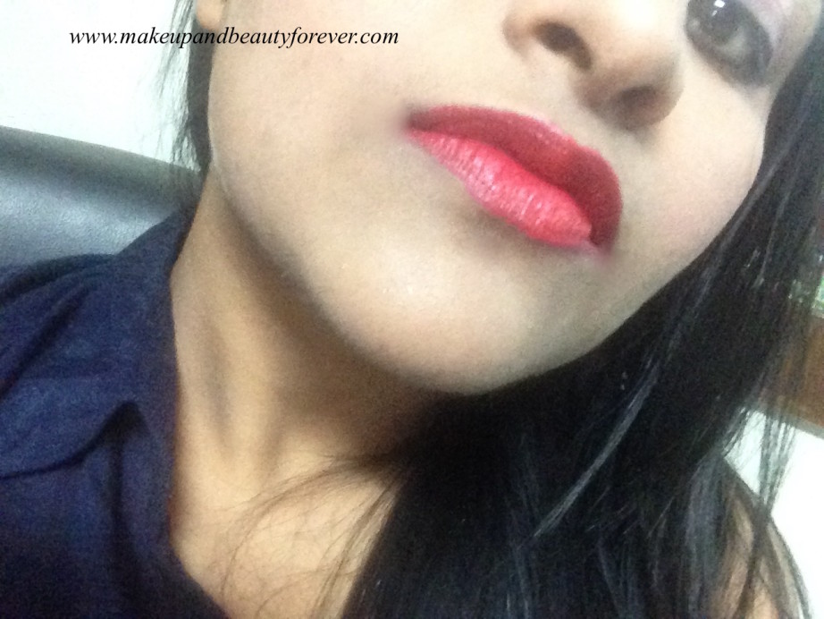 Colorbar Velvet Matte Lipstick 83 V All Fired Up 1 Review MBF