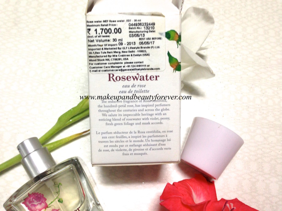 Crabtree & Evelyn Rosewater Eau de Toilette Perfume Review 7