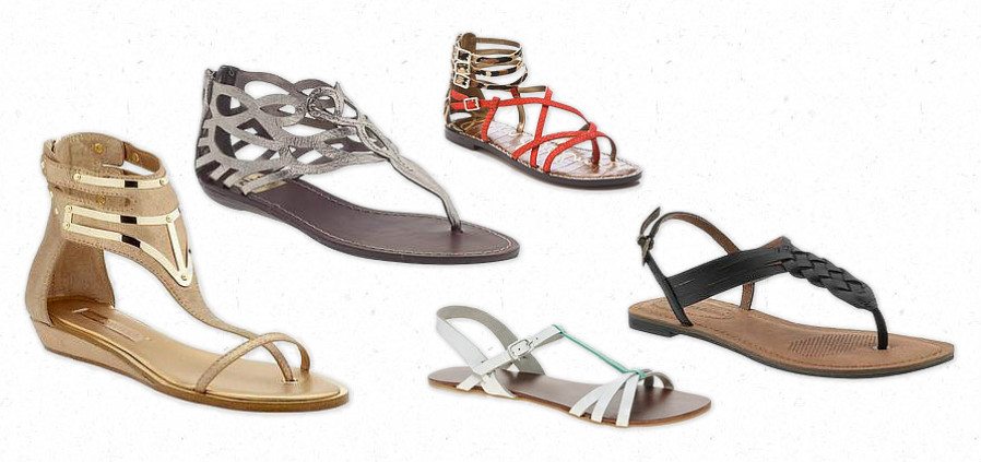 Cute flat sandals Fashion India