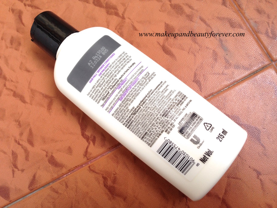 Tresemme Hair Fall Defense Control Conditioner Review 2