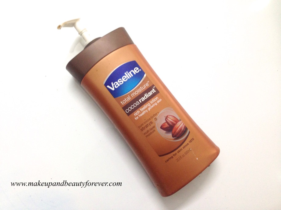 Vaseline Total Moisture Cocoa Glow Radiant Body Lotion Review