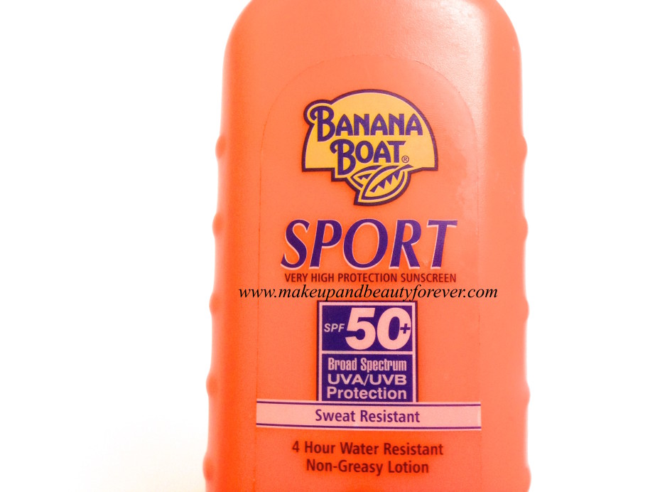 Banana Boat Sport Performance Sweat Resistant Sunscreen SPF 50 with UVA and UVB Protection Review 2