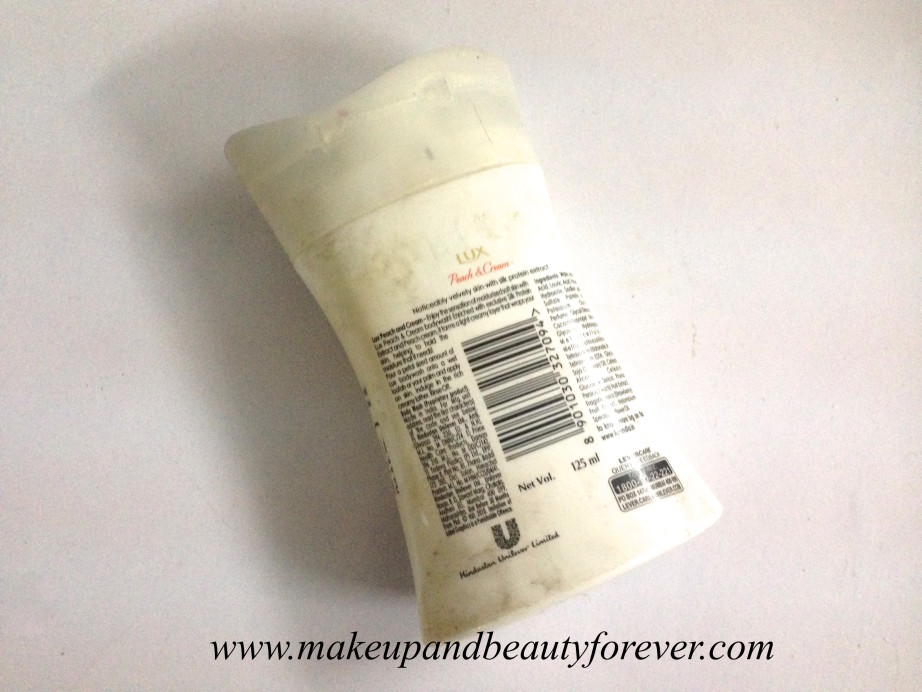 Lux Peach and Cream Soft and Smooth Body Wash