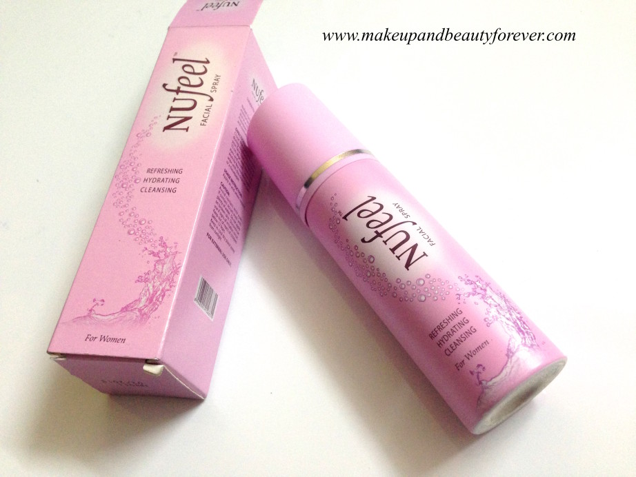 Nufeel Facial Spray for Women Review mbf India