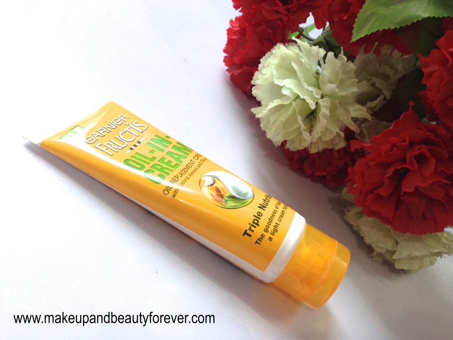 Garnier Fructis Triple Nutrition Oil-In-Cream Review beauty blog