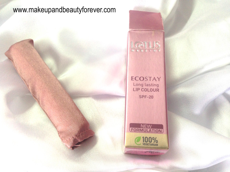 Lotus Herbals Ecostay Long Lasting Lip Colour Rose Mary 408 Review 6
