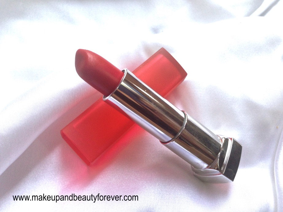 Maybelline Bold Matte Colorsensational Lipstick MAT 5 Bold Red Review, Swatch, FOTD