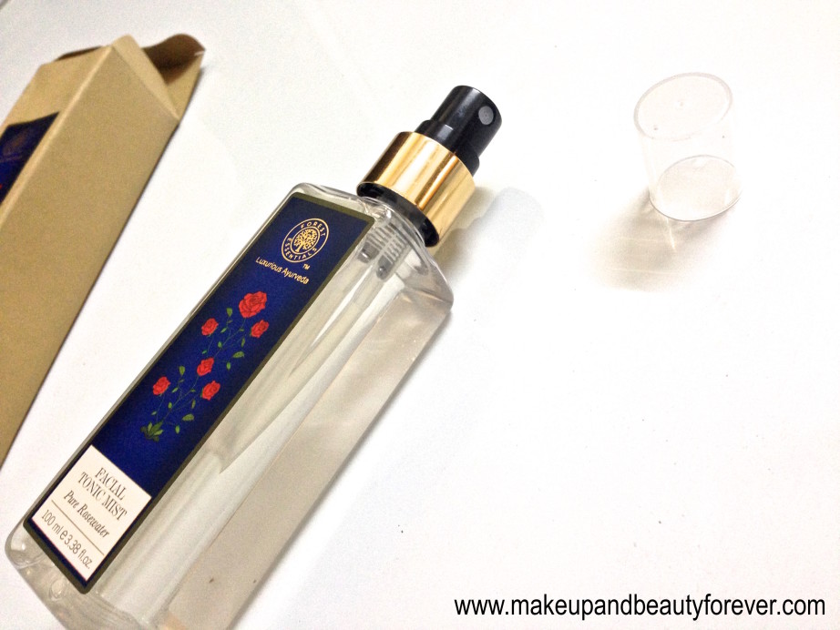 Forest Essentials Facial Tonic Mist Pure Rosewater Review
