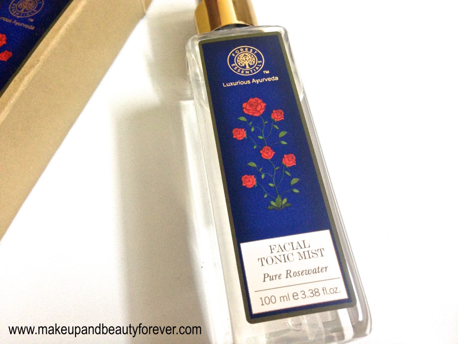 Forest Essentials Facial Tonic Mist Pure Rosewater Review buy India