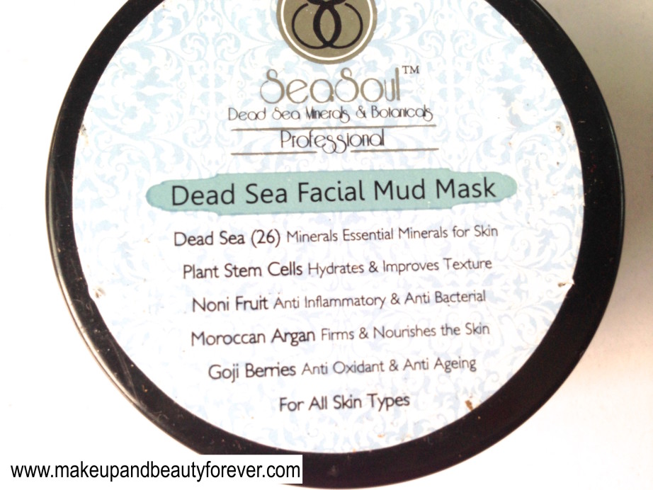 SeaSoul Dead Sea Facial Mud Mask Review beauty blog