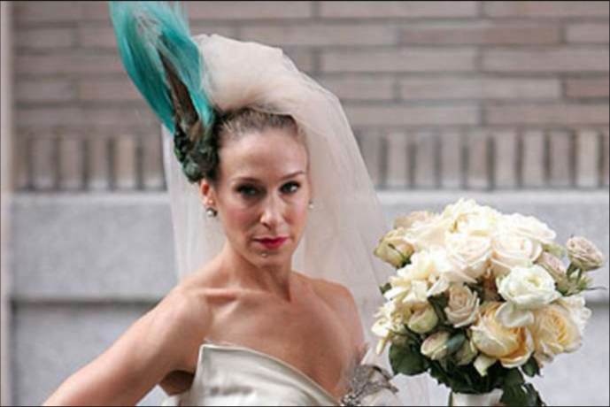 Carrie Bradshaw's Wedding Dress Vogue