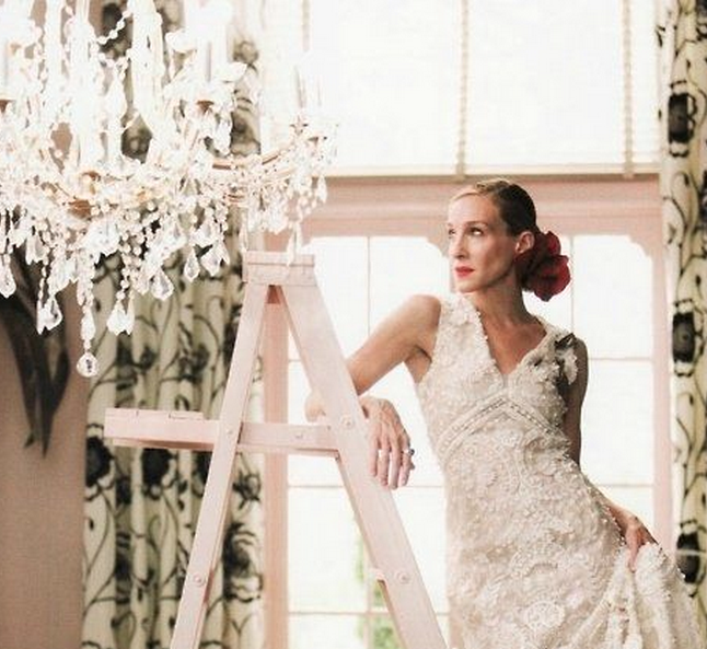 Carrie Bradshaw's Wedding Dress by Oscar de la Renta Vogue