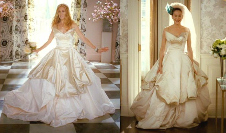 Sex and the City Carrie Bradshaw Wedding Dress from Vogue Photo shoot