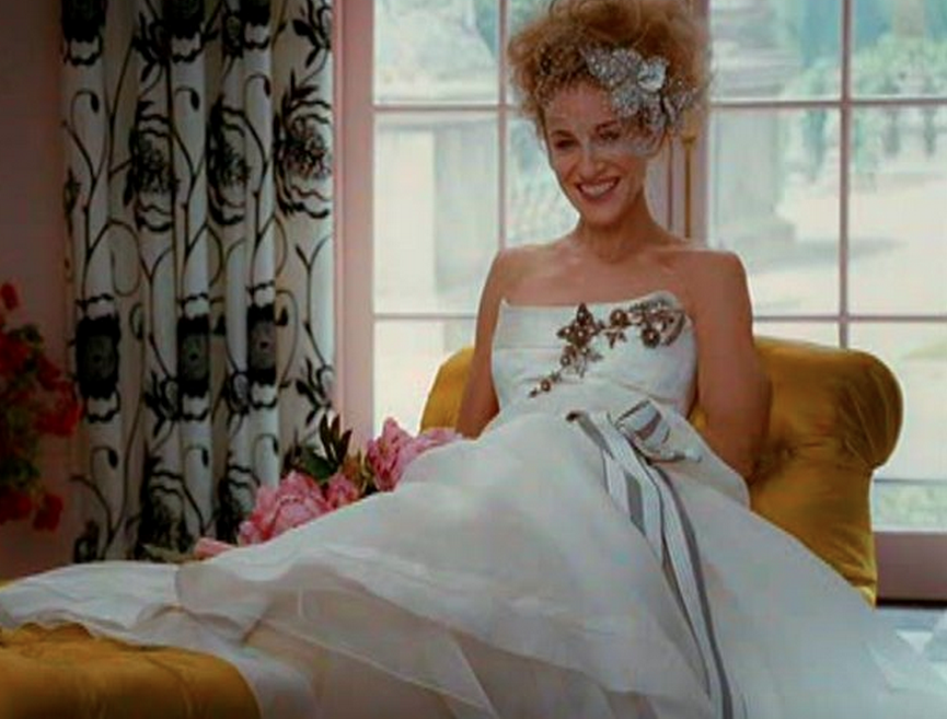 Carrie Bradshaw's vogue Wedding Dress by Caroline Herrera