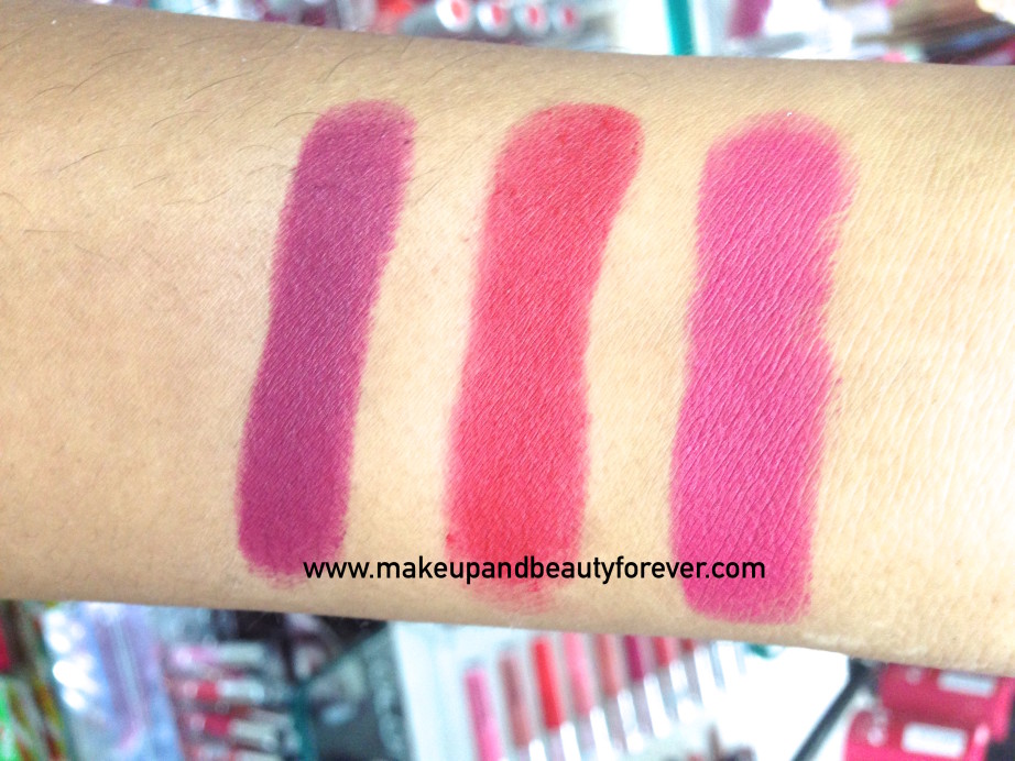Deborah Milano 80s Icon Collection Velvet Lipsticks Review, Shades, Swatches, Price and Details