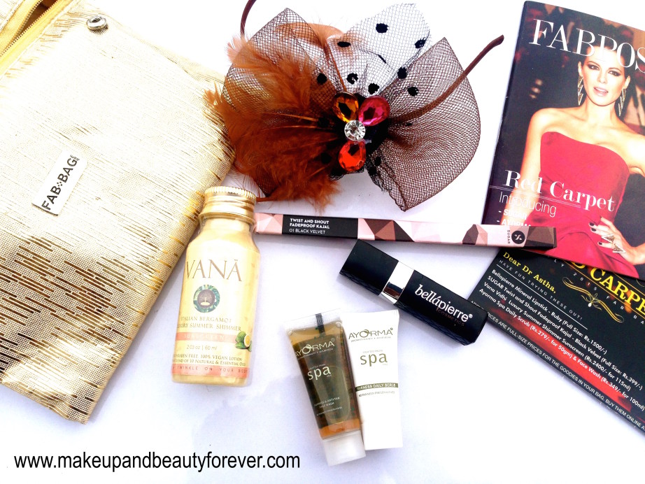 Fab Bag July 2015 Red Carpet Edition review