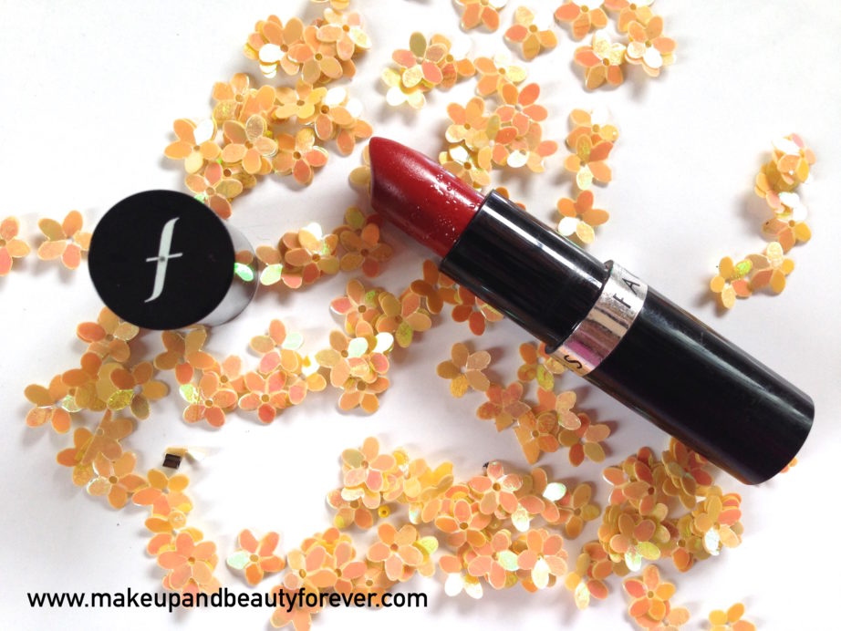 Faces Canada Go Chic Lipstick Poppy Red 411 Review Swatches Price