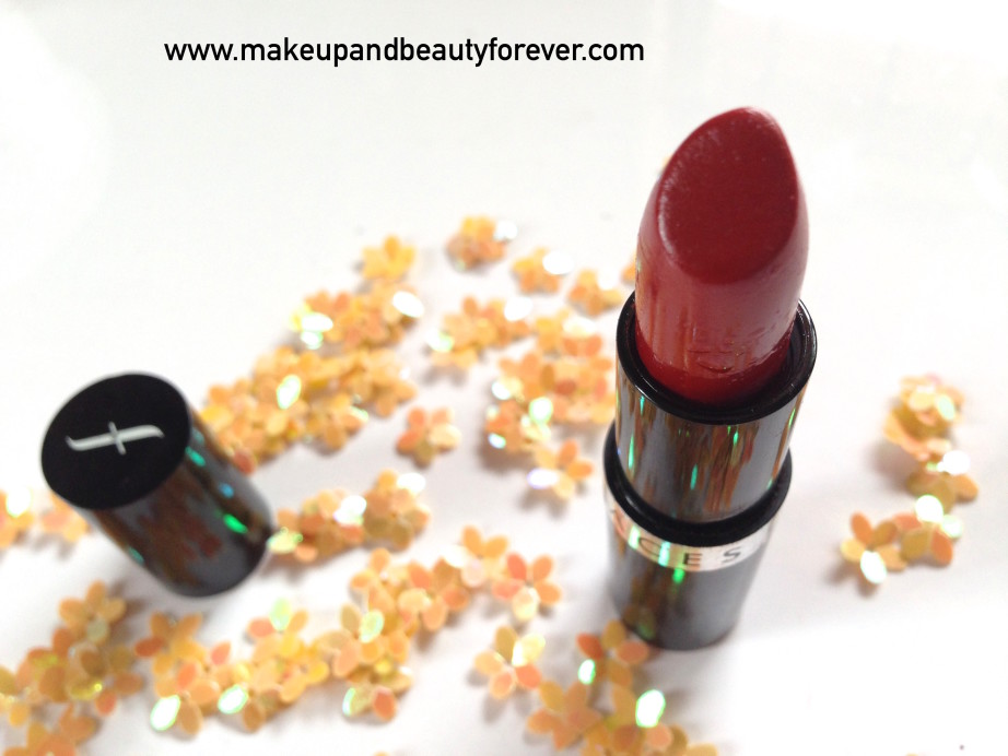 Faces Canada Go Chic Lipstick Poppy Red 411 Review Swatches Price MBF India