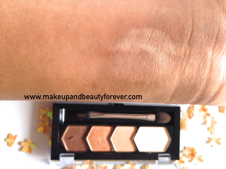 Maybelline Eyestudio Diamond Glow 01 Copper Brown Review Swatches Price Details
