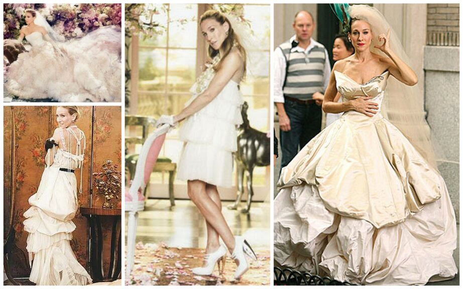 Sex and the City Carrie Bradshaw Wedding Dress from Vogue