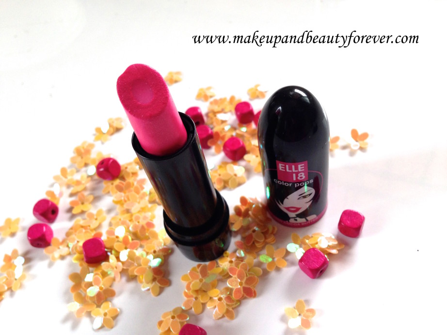 Elle 18 Color Pops Lipstick Wow Pink 51 Review Price Swatch