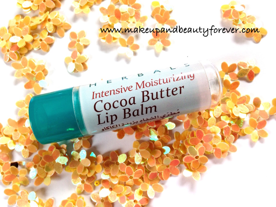 Himalaya Herbals Intensive Moisturizing Cocoa Butter Lip Balm Butter Review