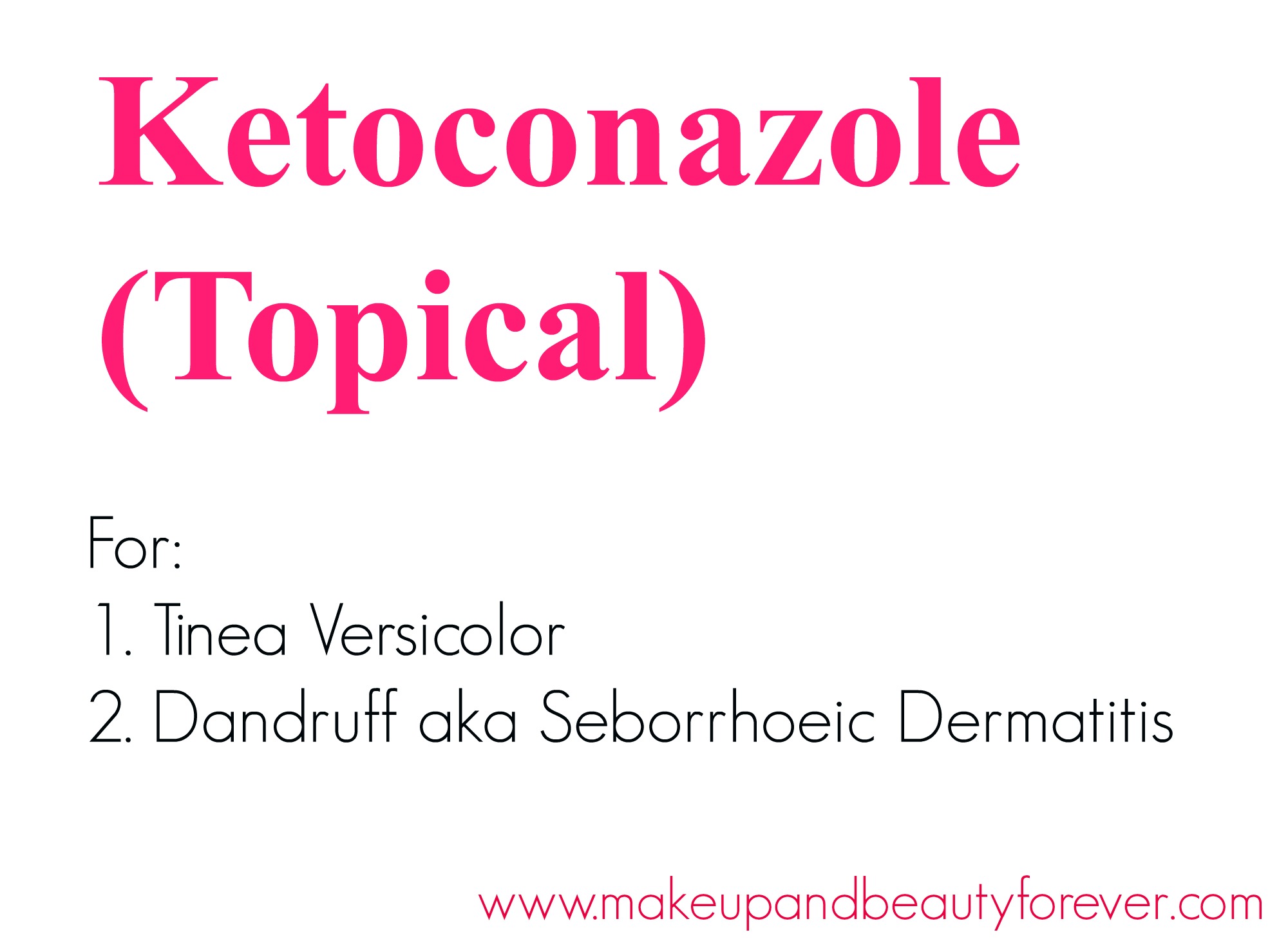 Ketoconazole For Tinea Versicolor
