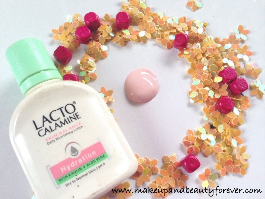 Lacto Calamine Hydration Lotion with Kaolin and Aloe Vera for Dry to Normal Skin Review Indian Makeup and Beauty Blog