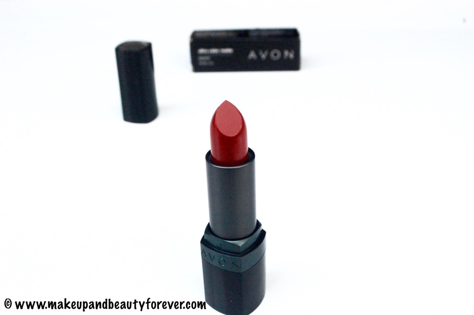 Avon Ultra Color Matte Lipstick Matte Merlot Review Swatches FOTD Indian Makeup Blog