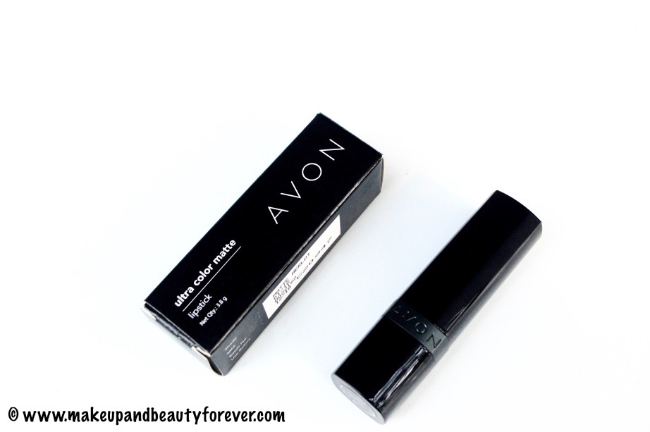 Avon Ultra Color Matte Lipstick Matte Merlot Review Swatches FOTD Indian Makeup and Beauty Blog