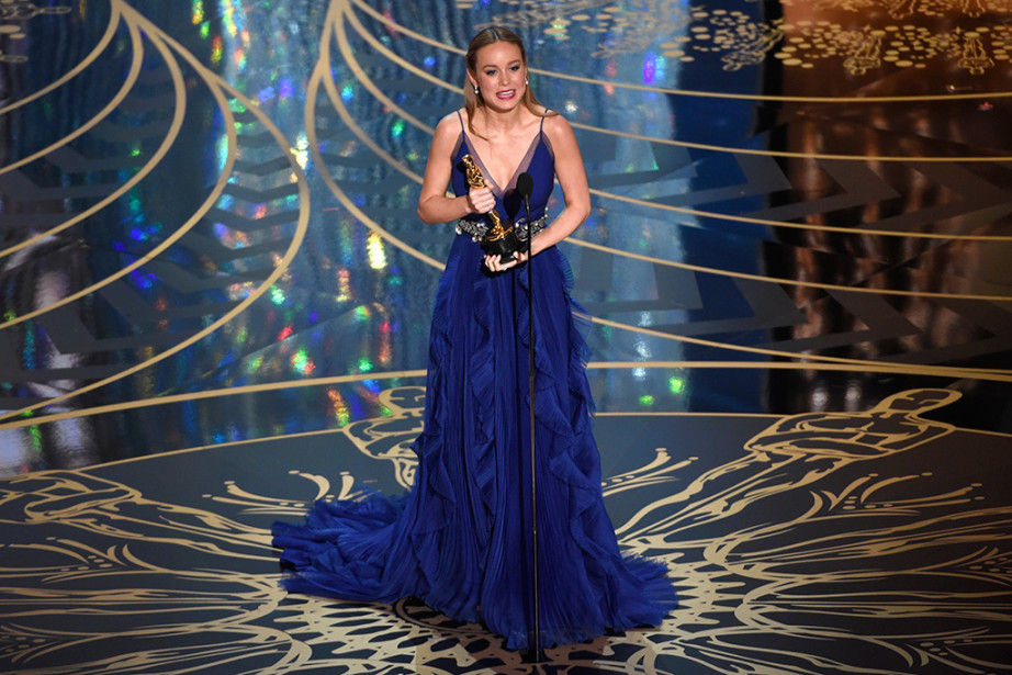Brie Larson Best Actress Dress oscars 2016