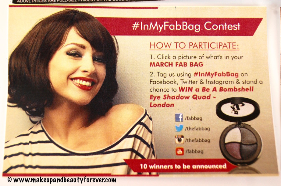 Fab Bag March 2016 - More Power To You #InMyFabBag