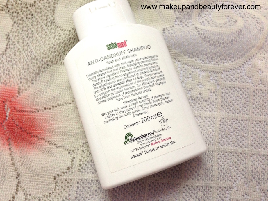 Sebamed Anti Dandruff Shampoo Review 1