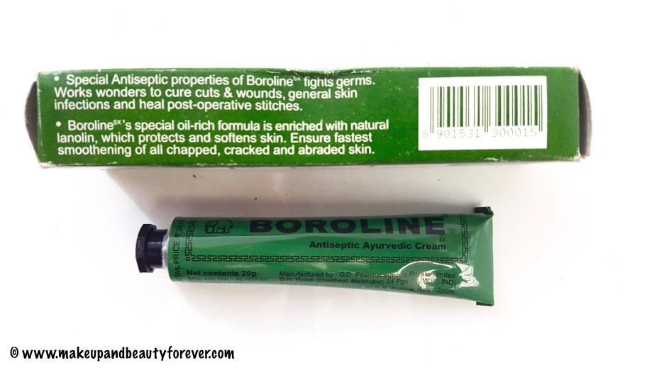 Boroline Antiseptic Ayurvedic Cream Review dry lips crack heels