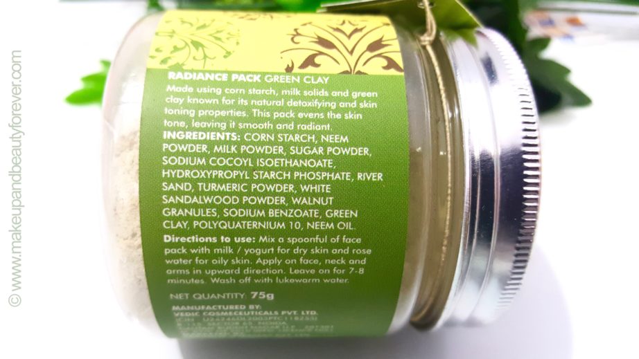 Fabindia Radiance Face Pack Green Clay Review
