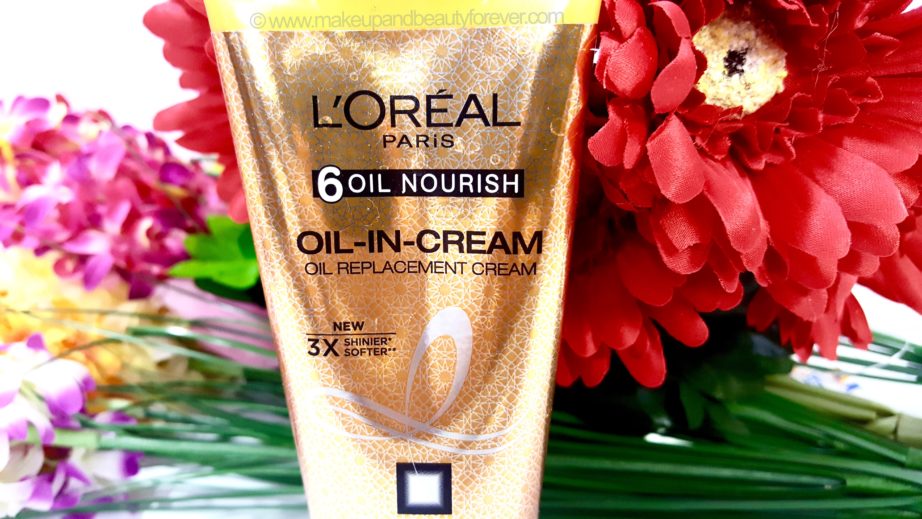 LOreal Paris Hair Expertise 6 Oil Nourish Oil in Cream Oil Replacement Cream Review Indian Makeup and Beauty Blog