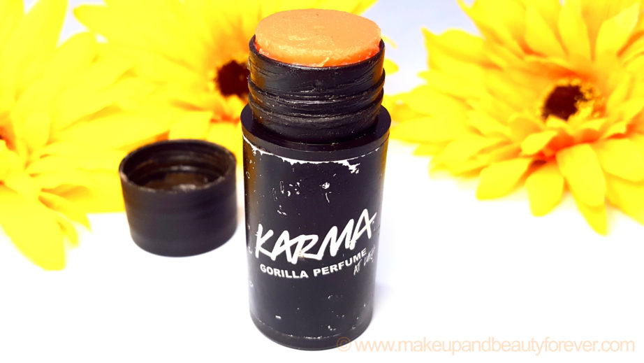 Lush Karma Gorilla Solid Perfume Review MBF