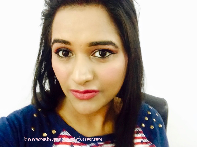 Sugar Cosmetics It’s A-Pout Time Vivid Lipstick 02 Breaking Bare Review, Swatches, FOTD Astha MBF Astha Goel Astha Bansal