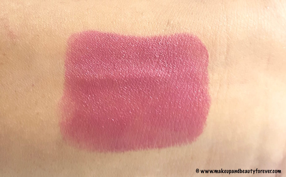 Sugar Cosmetics It’s A-Pout Time Vivid Lipstick 02 Breaking Bare Review, Swatches, FOTD Swatch