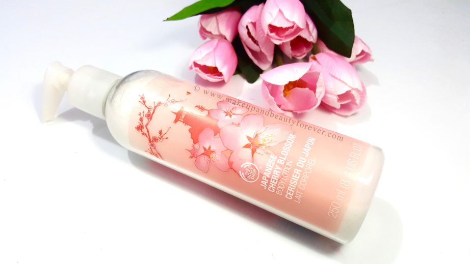 The Body Shop Japanese Cherry Blossom Body Lotion Review