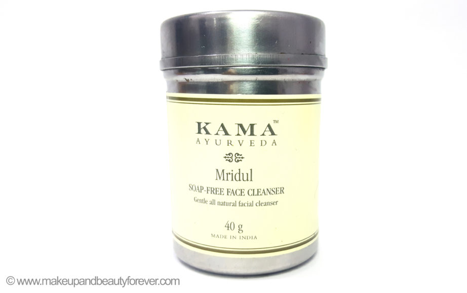 KAMA Ayurveda Mridul Soap Free Face Cleanser Review