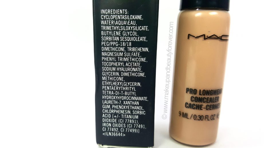 MAC Pro Longwear Concealer Review, Swatches