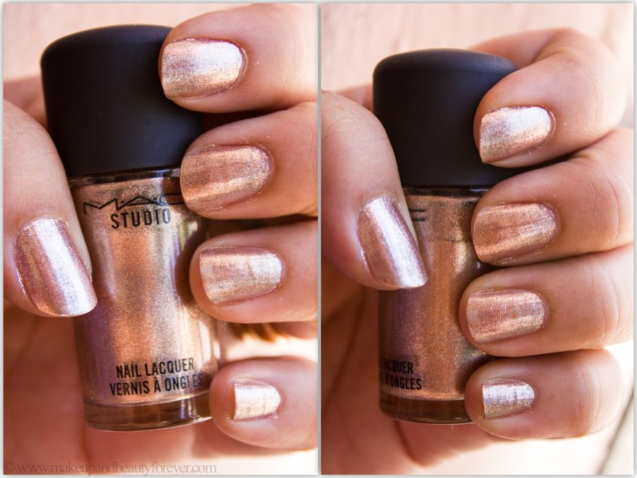 MAC Soiree Nail Lacquer Review photos Swatches